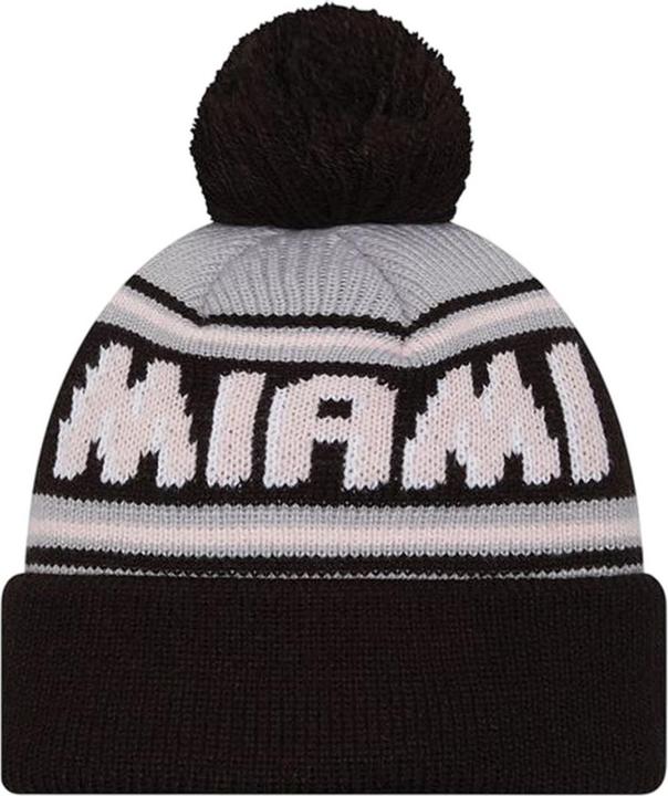 Actual product image Inter Miami New Era Knitted Bobble Beanie