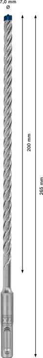 Actual product image Bosch Professional Zubehör EXPERT SDS plus-7X hammer drill, 7 x 200 x 265 mm (7 mm)