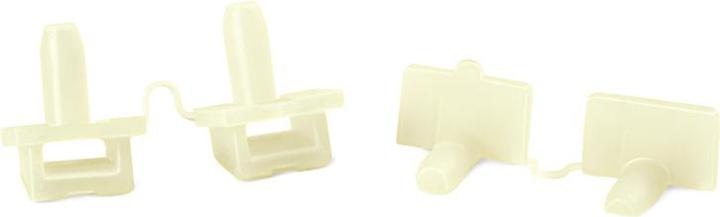 Actual product image HellermannTyton Wedge base 18x22 mm, heat-resistant (Fixing loops, 18 mm, 100 pcs.)