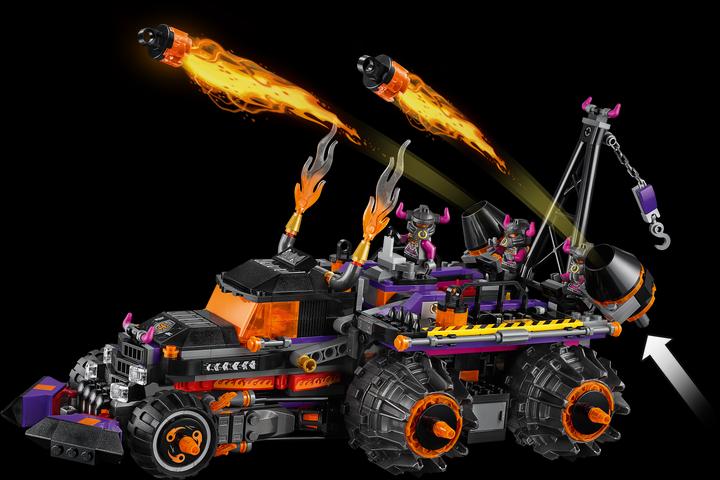 Actual product image LEGO Red Sons Inferno Truck (80011, LEGO Monkie Kid, LEGO Rare Sets)