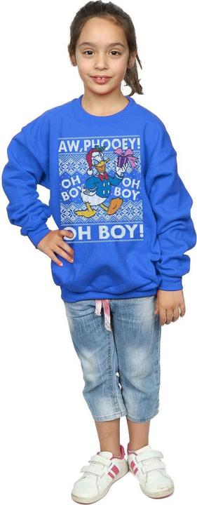 Immagine prodotto Disney Donald Duck Christmas Fair Isle Felpa Ragazze (140, 146)