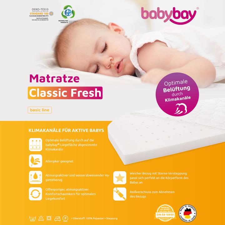 Image du produit Babybay Classic Fresh (89 x 49,5 cm)