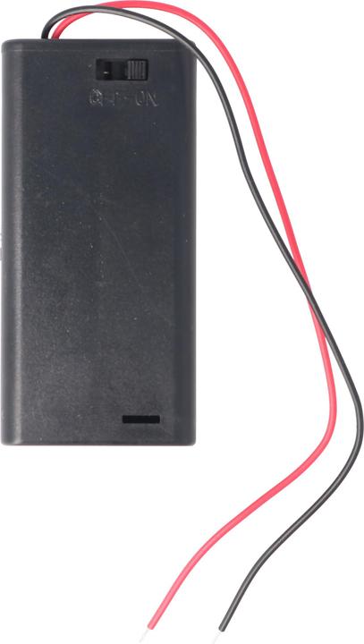 Produktbild XCell Batteriehalter für 2x Mignon AA LR6 Batterie mit An/Aus Schalter