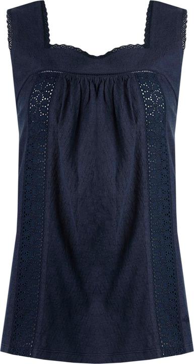 Actual product image Weird Fish Womens/Ladies Chelle Organic Cotton Square Neck Vest Top (40 D)
