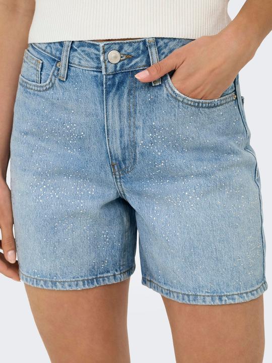 Immagine prodotto Only ONLJOSE Hohe Taille Normal geschnitten Jeans-Shorts Jeans-Shorts (L)