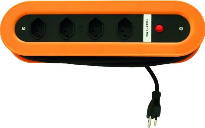 Actual product image Socket strip with cable reel Cable safe PICO (4 x, Type 13, 10 m)