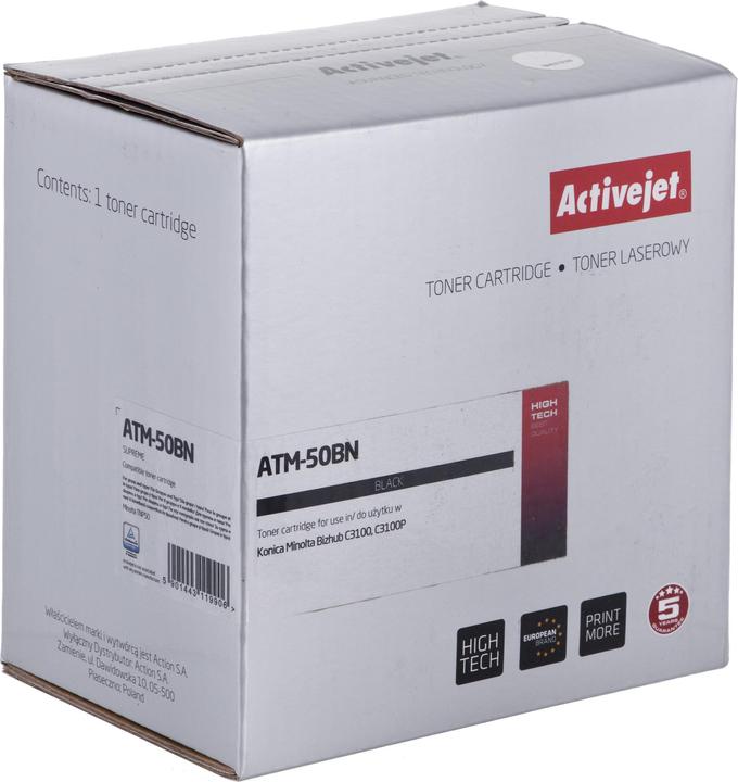 Actual product image Activejet ATM-50BN Drum (replacement for printer Konica Minolta TNP50K Supreme 6000 pages black) (B)