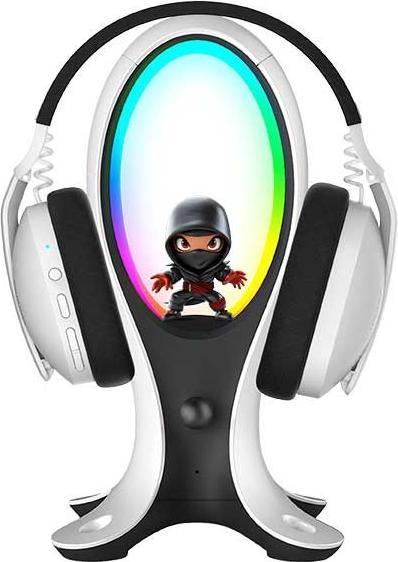 Actual product image Subsonic Headset stand with USB ports and LED
