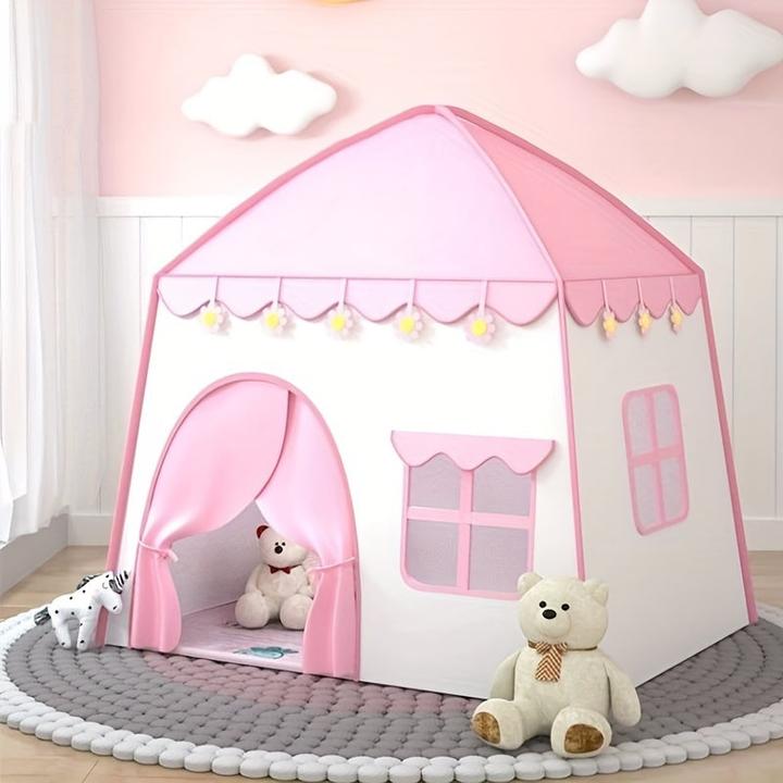 Actual product image Activity Board Children's play tent, indoor playhouse, children's house, fantasy house, small castle, large