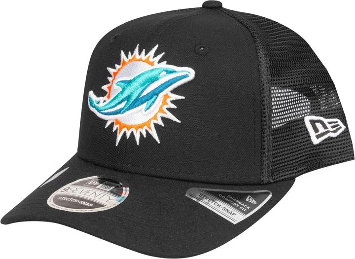 New Era 9Seventy Stretch-Snap Trucker Cap - Miami Dolphins