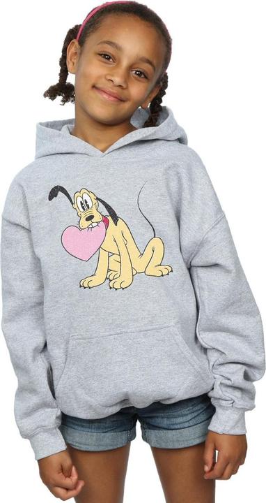 Actual product image Disney Girls Pluto Love Heart Hoodie (152, 158)