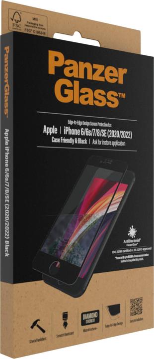 Produktbild PanzerGlass Case Friendly (1 Stück, Apple iPhone 6, Apple iPhone 6s, Apple iPhone 8)