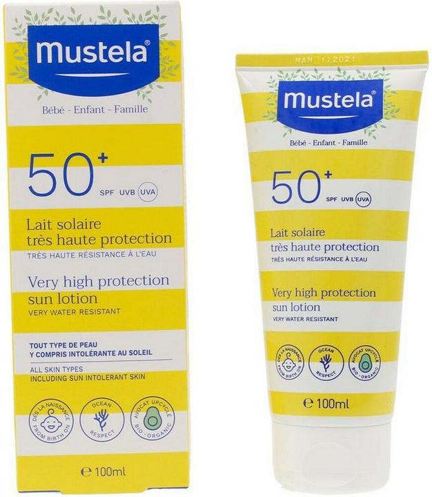 Image du produit Mustela Lait solaire (Lait solaire, SPF 50+, 100 ml, 126 g)