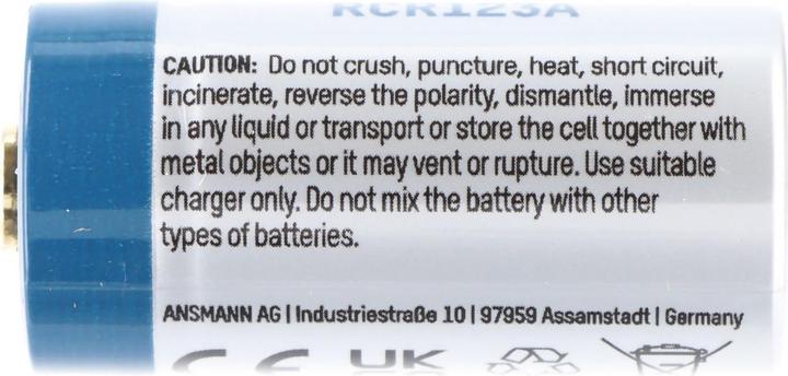 Immagine prodotto Fenix Batteria CR123A e caricatore rapido (4 pz., 16340, CR123A, RCR123A, 700 mAh, Accumulatore di carica elettrica)