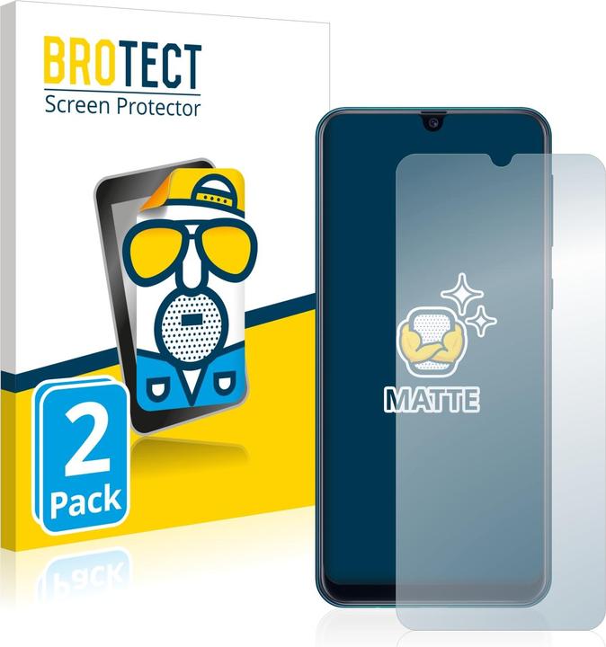 Produktbild BROTECT Entspiegelungs-Schutzfolie Displayschutz Matt (2 Stück, Samsung Galaxy M21)
