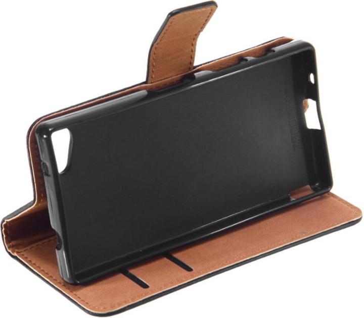 Produktbild OEM Slim Book Case Sony Xperia Z5 Compact - black (Sony Xperia Z5 Compact)