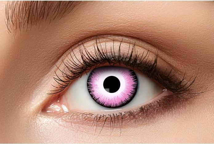 Image du produit Fasnacht Lentilles de contact oeil rose (Pink)