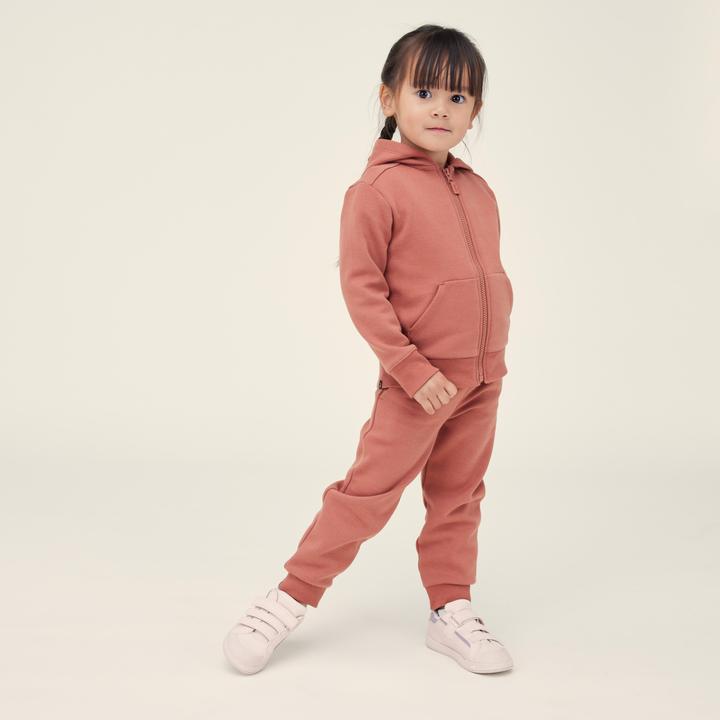 Actual product image Domyos Hooded jacket for babies/toddlers - terracotta (86, 85 C)