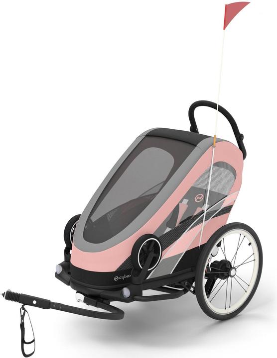 Actual product image Cybex ZENO BIKE BLPI Silver Pink | light pink