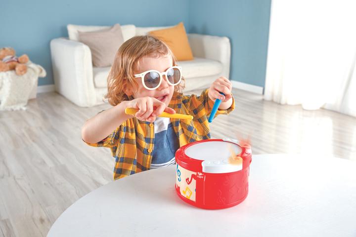 Actual product image Hape Learning game drum (German, French, Italian, English)