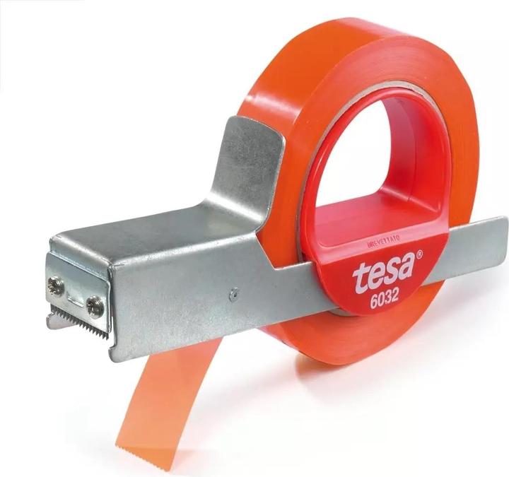 Produktbild tesa Handabroller für Strapping- und Filamentklebebänder, silber