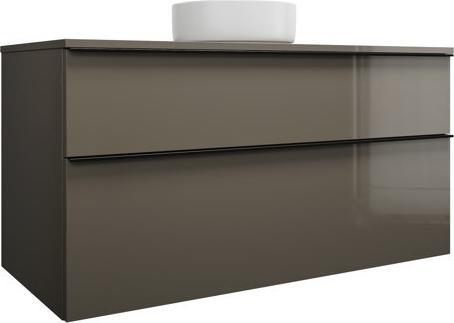 Immagine prodotto burgbad Centro lavabo da appoggio in ceramica Eqio, rotondo, incluso mobiBette, larghezza 1200m
