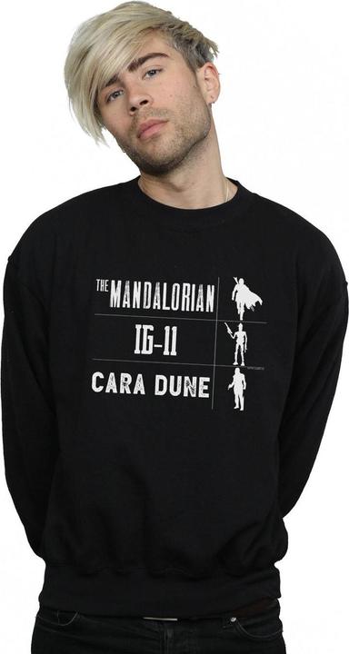 Immagine prodotto Star Wars The Mandalorian Warrior Silhouettes Felpa Uomo (S)