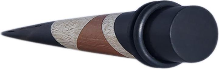 Actual product image Star Piercing Expander made of three-ply wood (without brass, Organic)