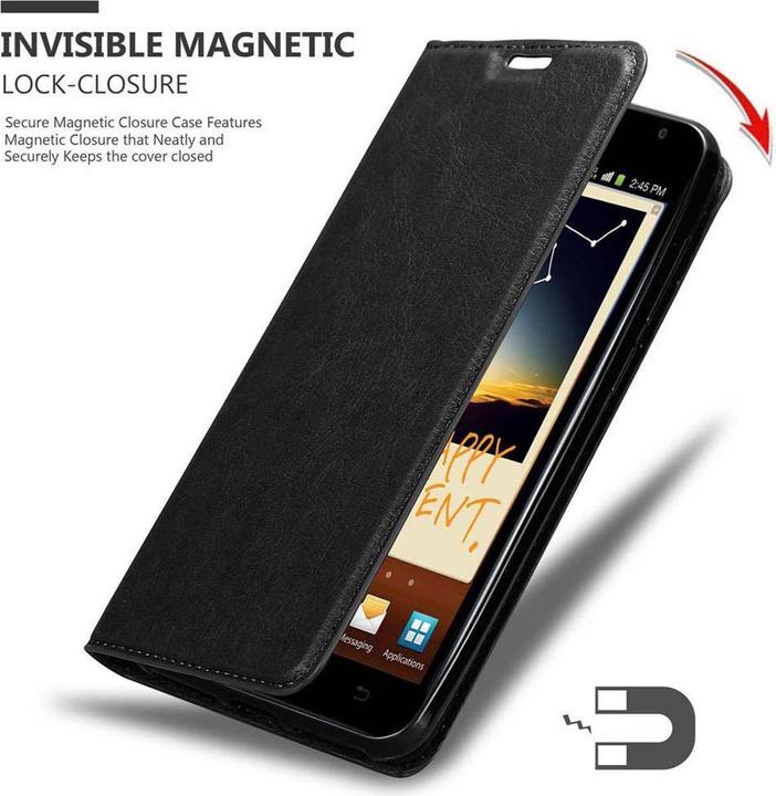Productafbeelding Cadorabo Boek Onzichtbare Magneethoes (Samsung Galaxy NOTE 1)