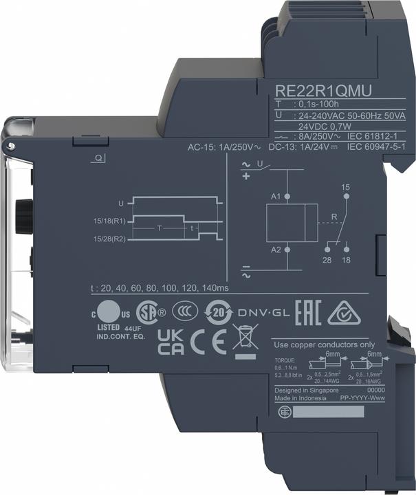 Produktbild Schneider Electric Star delta time relay 24VDC/24-240VAC