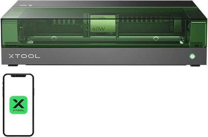 Produktbild XTool 2-in-1-Lasergraviermaschine S1 Basic