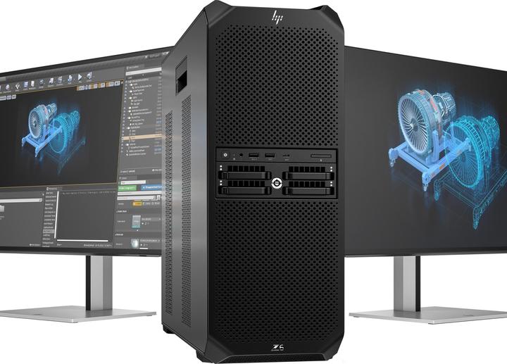 Actual product image HP Z6 G5 (AMD Ryzen Threadripper PRO 7945WX, 64 GB, 1000 GB)
