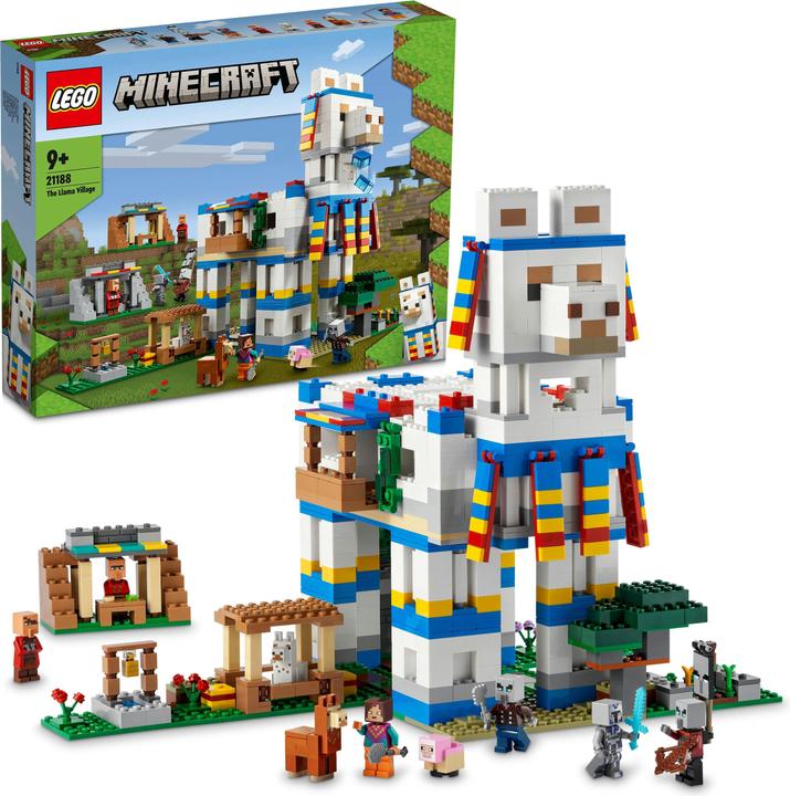 Actual product image LEGO The llama village (21188, LEGO Minecraft)