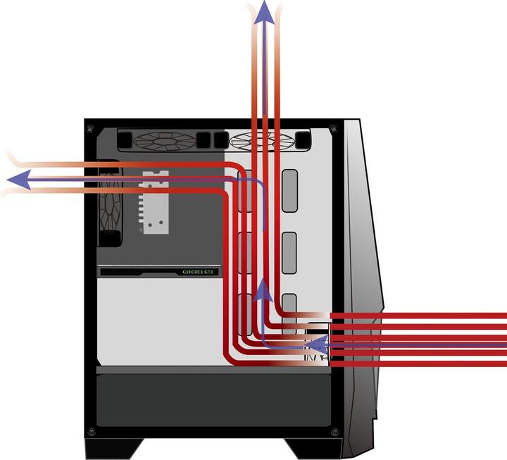 Actual product image Xilence Enclosure Xilent Blast ARGB (XG141) (ATX, Mini-ITX, mATX)