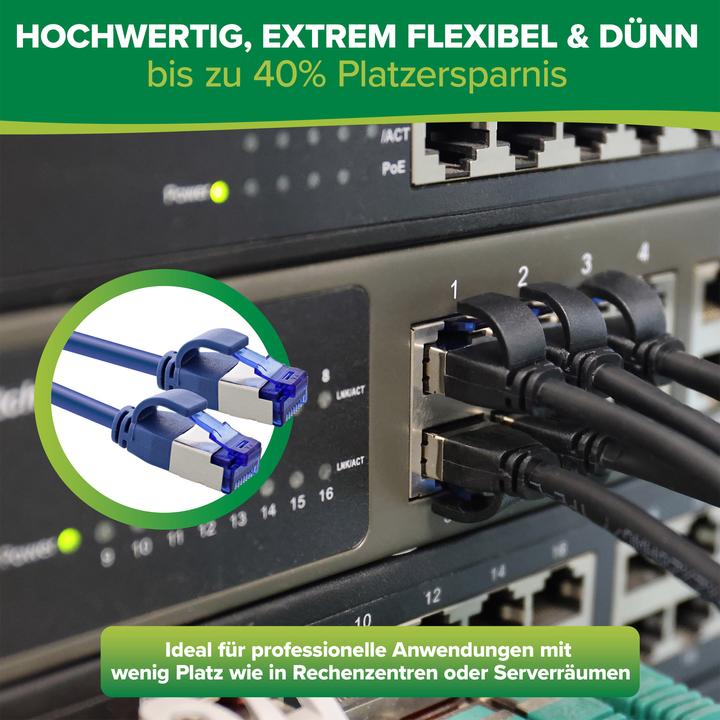 Produktbild InLine Patchkabel Slim (S/FTP, CAT6a, 3 m)