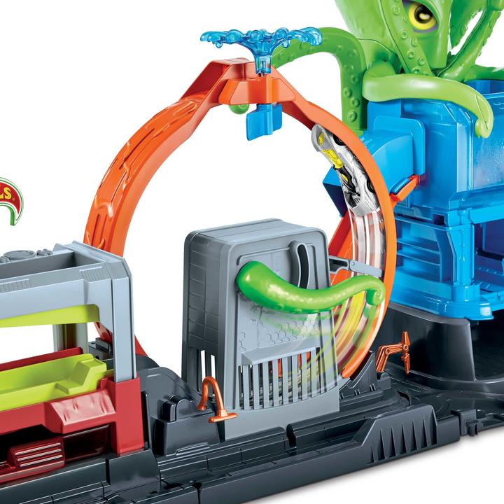 Image du produit Hot Wheels City Color Reveal Ultimate Car Wash Play Set avec 1 véhicule à couleur changeante pour Kin