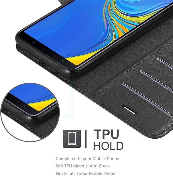 Actual product image Cadorabo Book with stand function cover (Samsung Galaxy A7 (2018))
