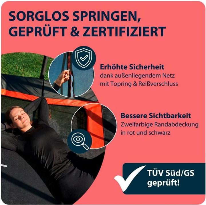 Immagine prodotto Hudora Trampolino 4square (244 cm)