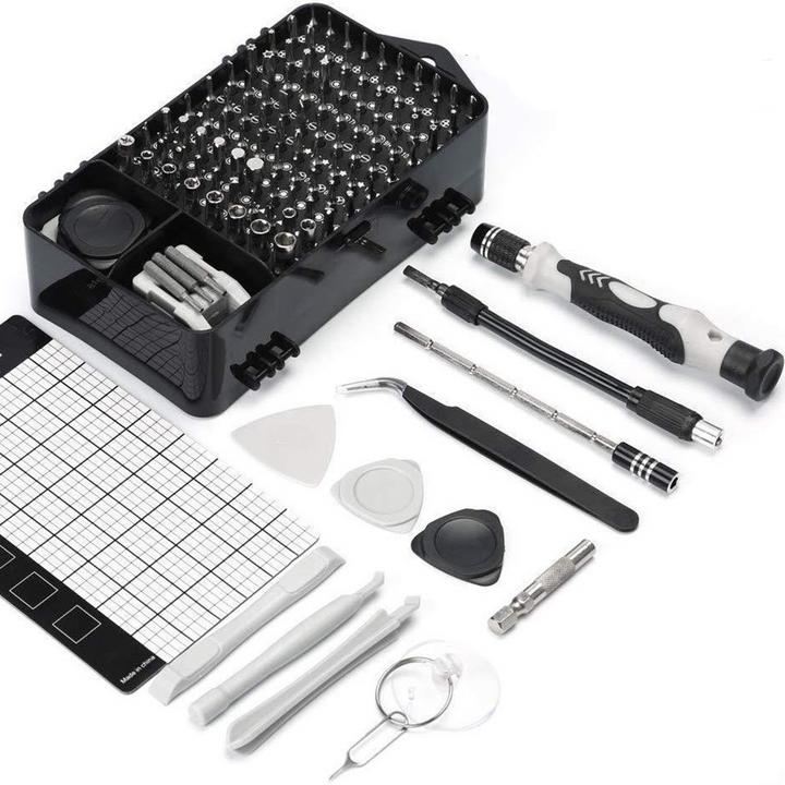 Image du produit Apfelkiste Kit de réparation professionnel pour appareil mobile - Tournevis & outil d'ouverture avec boîte de
