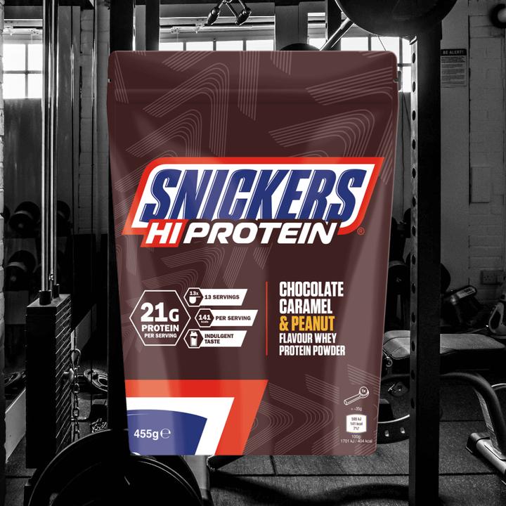 Actual product image Hubba Bubba Snickers Protein Powder (Chocolate, Caramel & peanut, 1 pcs., 510 g)