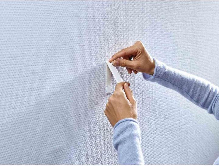 Actual product image tesa Adhesive nail for wallpaper & plaster, 1kg holding power, removable without a trace & reusable, 2
