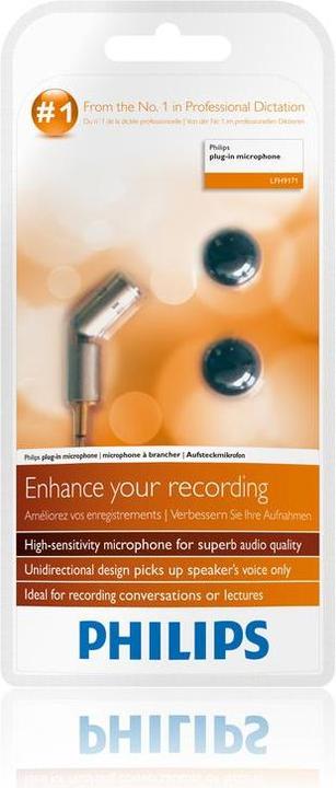 Actual product image Philips LFH9171 Clip-on microphone