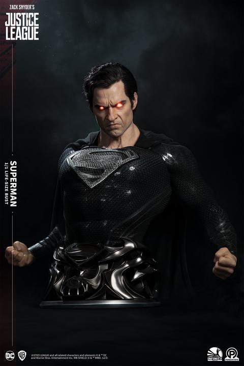 Produktbild Infinity Studios Snyder's Justice League "Superman - Black Version" 1/1 Lifesize Büste