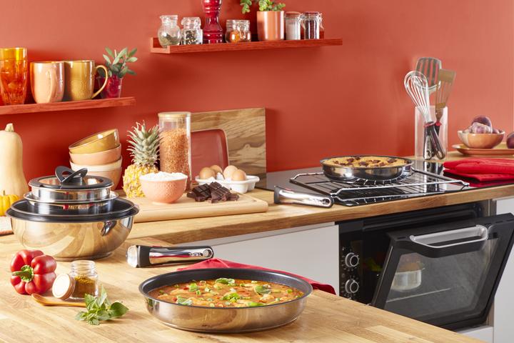 Image du produit Tefal Ingenio Preference On (28 cm, Ensemble de casseroles et de poêles de cuisson, Acier inoxydable)
