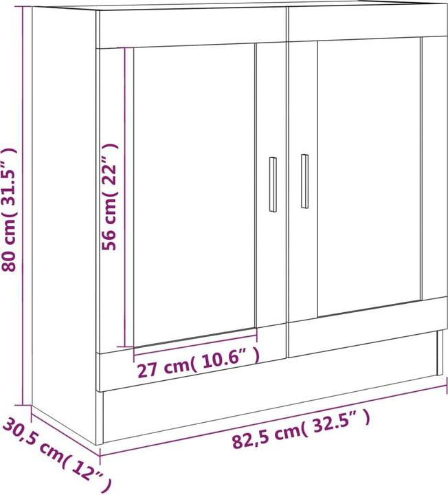 Immagine prodotto VidaXL Gizela (82,5 x 30,5 x 80 cm)