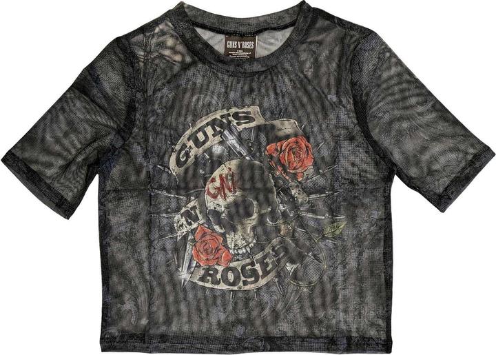 Guns N Roses Firepower Mesh Crop Top