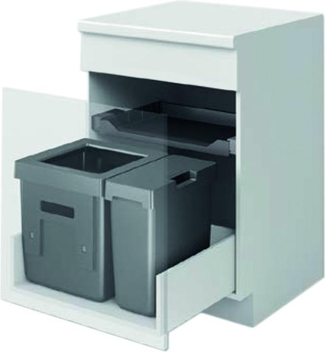 Immagine prodotto Peka Metall Abfall-Einsatzsystem PEKA Oeko Universal 40+17 (40 l)