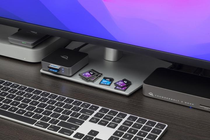 Image du produit OWC Atlas Dual CFexpress + lecteur de carte SD (USB 3.2 Gen 2, USB-C)