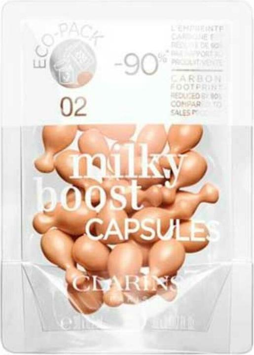 Immagine prodotto Clarins MILKY BOOST ricarica capsule trucco 30 u 2 34 capsule da MILKY BOOST