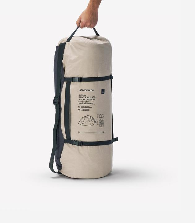 Produktbild Quechua Campingzelt Faltzelt - 2 Seconds Easy für 3 Personen Polybaumwolle (Wurfzelt, 10 kg, 3 Personen)